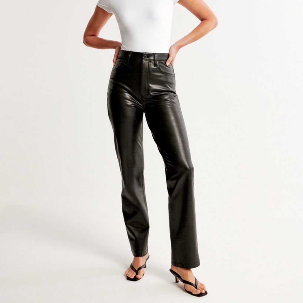 Abercombie Leather pants
